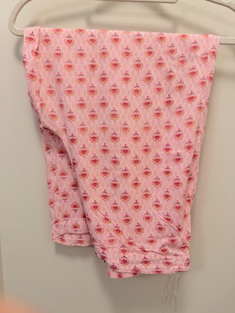 Aarke Ritu Kumar Pink Printed High-Low Kurta with Matching Pants - Picture 8 of 9